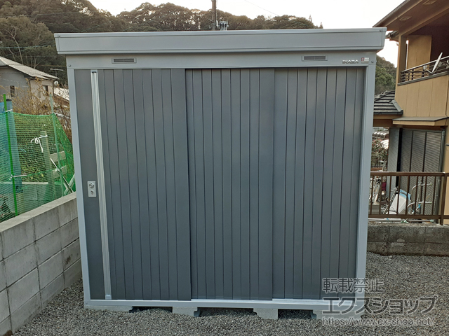 鹿児島県日置市のの物置・屋外倉庫 ネクスタ 一般型 2210×1370×2075（NXN-30S） NXN-30S-PG 施工例