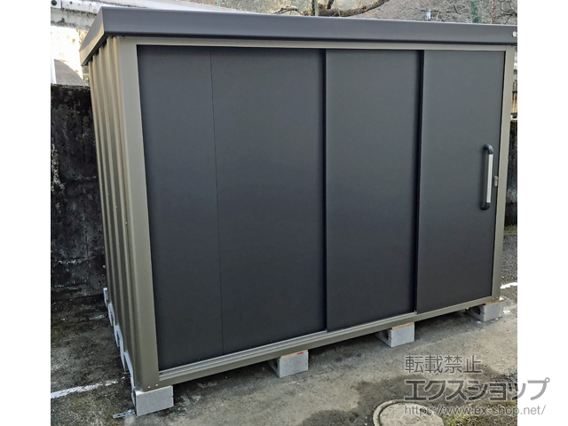 東京都あきる野市のの物置・屋外倉庫 エスケーエイト SK8-130 一般型 2600×1600×1940 SK8-130-GK 施工例