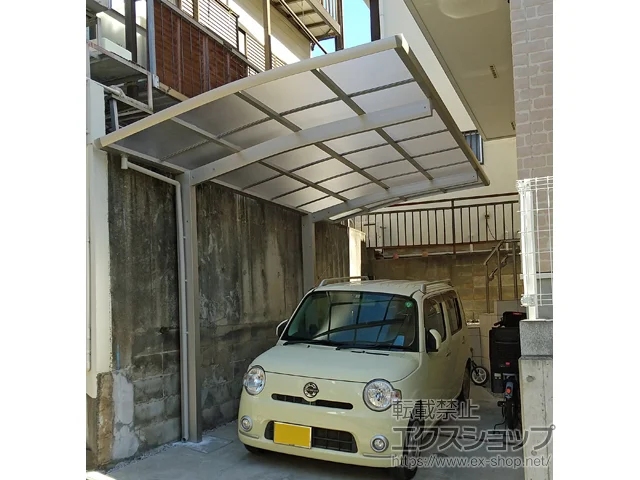 神奈川県横浜市のYKKAPのカーポート レイナポートグラン　積雪～20cm対応 施工例
