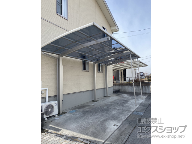 栃木県那須塩原市ののカーポート レイナポートグラン 延長　積雪〜20cm対応 施工例