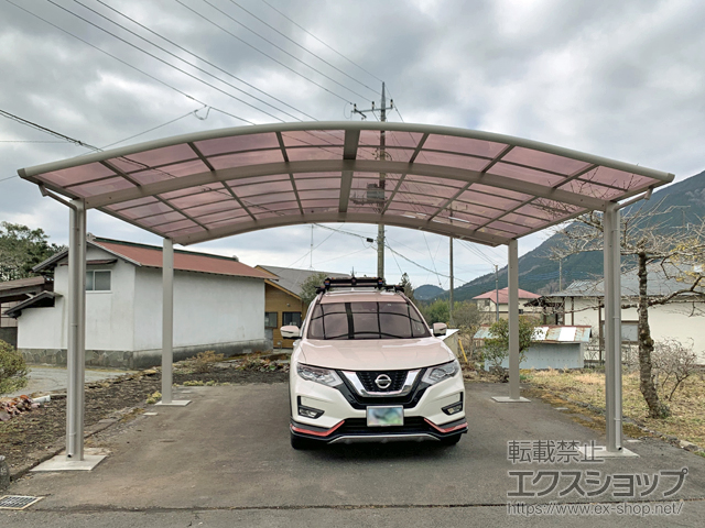 静岡県富士宮市ののカーポート レイナツインポートグラン　積雪〜20cm対応 施工例