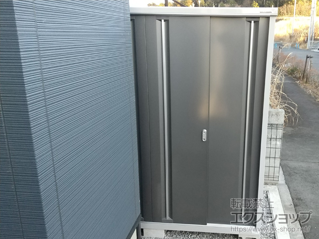 埼玉県飯能市のの物置・屋外倉庫 シンプリー 一般型 1940×905×1903 MJX-199E-PG 施工例