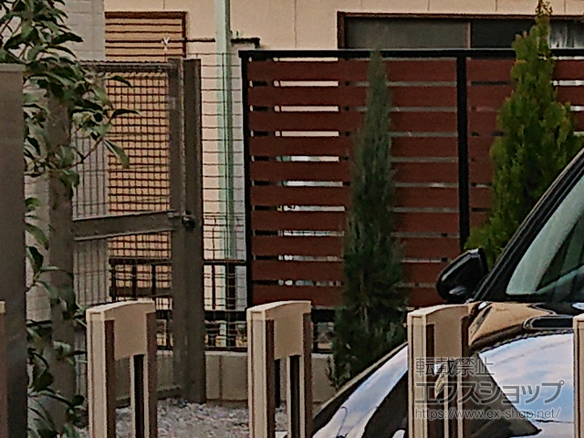 東京都日野市のの門扉 ハイグリッド門扉N8型 片開き 柱使用 施工例