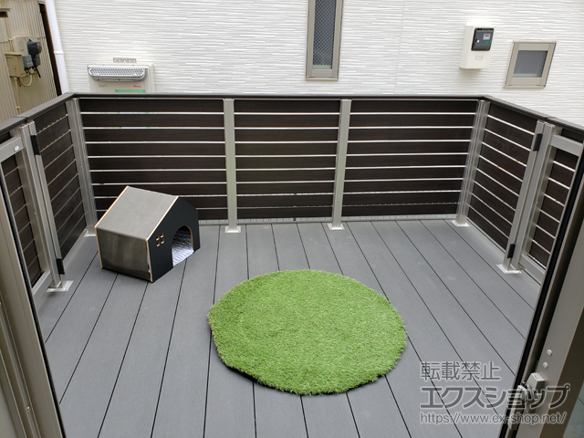 神奈川県高座郡寒川町ののウッドデッキ リウッドデッキ 200 施工例