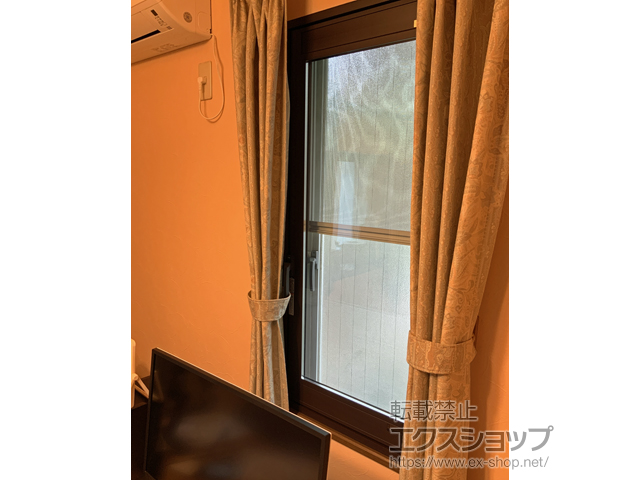 神奈川県中郡二宮町のの二重窓（内窓） インプラス 開き窓 外観左吊元 施工例