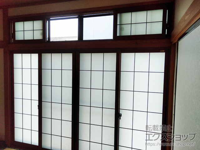 宮城県大崎市のの二重窓（内窓）、カーポート インプラス 引違い窓 4枚建 施工例