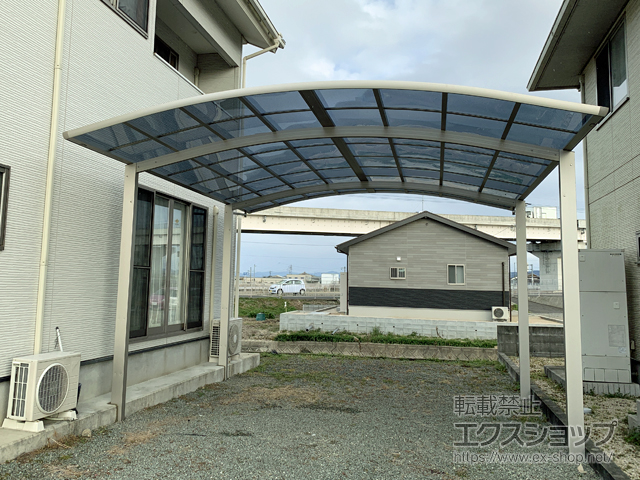 福岡県柳川市ののカーポート レイナツインポートグラン　積雪〜20cm対応 施工例