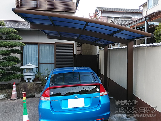 香川県坂出市ののカーポート レイナポートグラン　積雪〜20cm対応 施工例