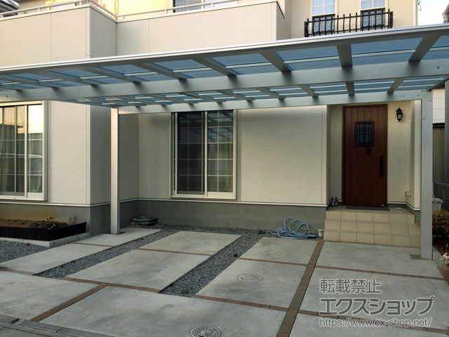 埼玉県さいたま市ののカーポート エフルージュ ツイン FIRST 積雪〜20cm対応 施工例