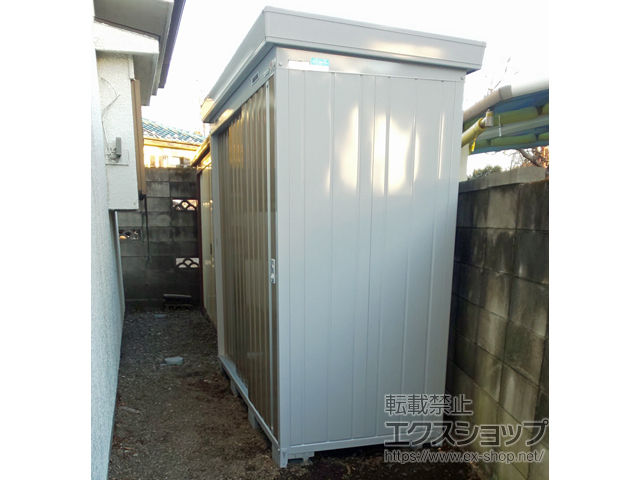 群馬県北群馬郡榛東村のの物置・屋外倉庫 ネクスタ 一般型 2210×950×2075 NXN-21S-MB 施工例