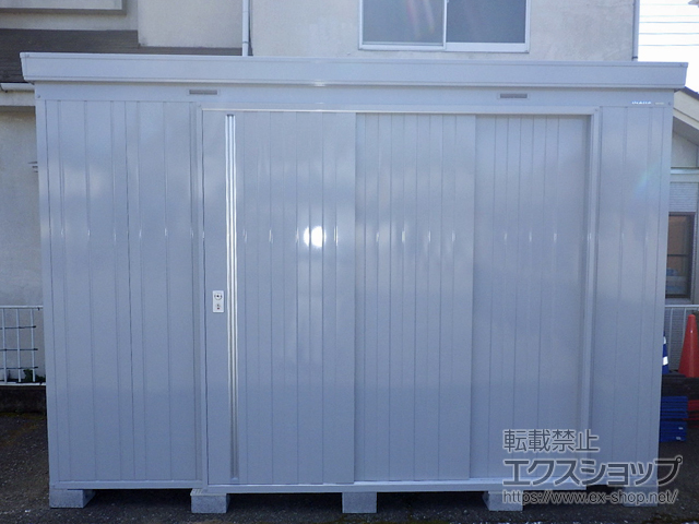 群馬県太田市のの物置・屋外倉庫 ネクスタ 一般型  3470×1790×2375（NXN-62H） NXN-62H-MG 施工例