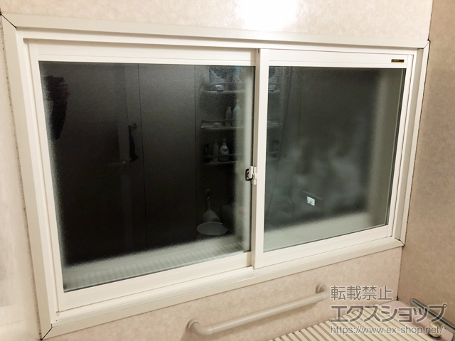 長野県安曇野市のの二重窓（内窓） プラマードU 引違い窓 ユニットバス納まり 額縁下補強材無し 施工例