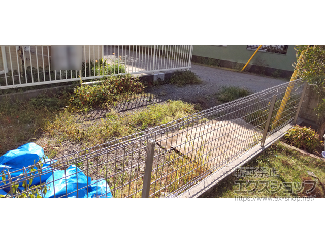 千葉県柏市ののフェンス・柵 ユメッシュR型　フリー支柱タイプ 施工例