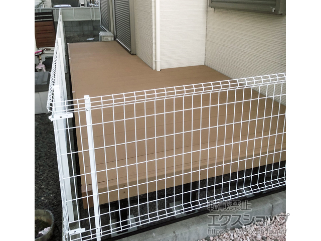 大阪府阪南市ののウッドデッキ リウッドデッキ 200 施工例