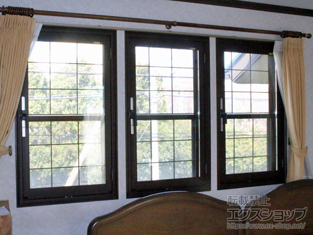 千葉県船橋市のの二重窓（内窓）、玄関ドア インプラス テラスドア 外観左吊元 施工例