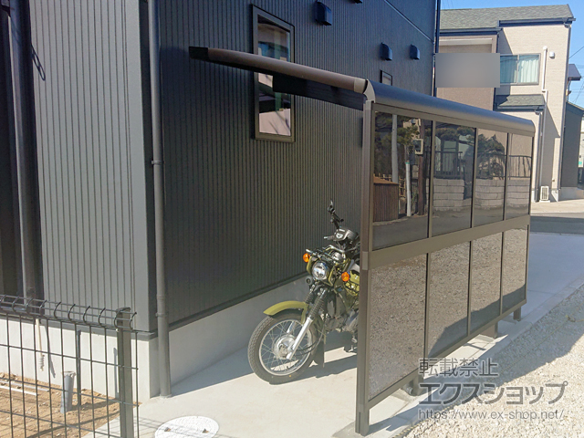 千葉県千葉市ののサイクルポート・駐輪場 レイナポートグランミニ 積雪〜20cm対応 施工例