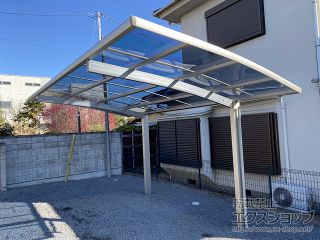 栃木県佐野市ののカーポート レイナポートグラン　積雪〜20cm対応 施工例