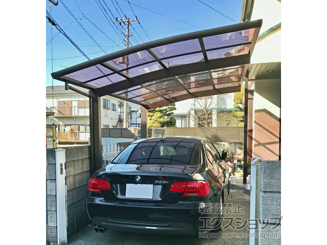 埼玉県吉川市ののカーポート レイナポートグラン　積雪〜20cm対応 施工例