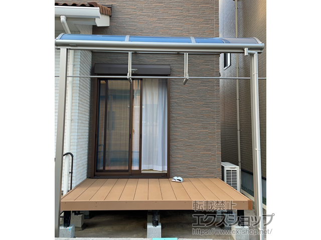 熊本県熊本市ののウッドデッキ マージウッドデッキ 施工例