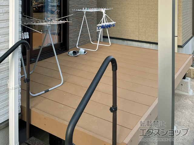 熊本県熊本市ののテラス屋根 ソラリア R型 テラスタイプ 単体 積雪〜20cm対応 施工例