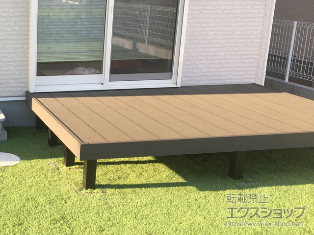 埼玉県加須市ののウッドデッキ リウッドデッキ 200 施工例