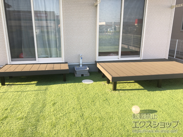 埼玉県加須市ののウッドデッキ リウッドデッキ 200 施工例