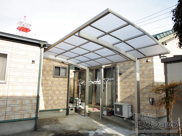 群馬県前橋市ののカーポート プレシオスポート 積雪〜20cm対応 施工例