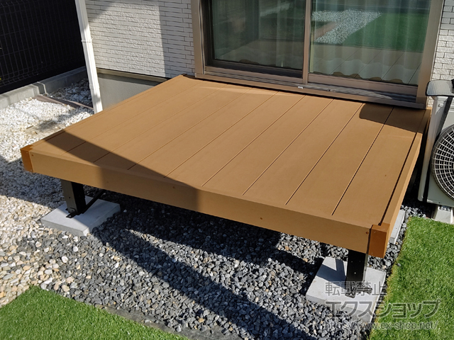 千葉県袖ケ浦市ののウッドデッキ リウッドデッキ 200 施工例