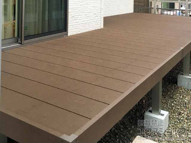 大分県大分市ののウッドデッキ リウッドデッキ 200 施工例