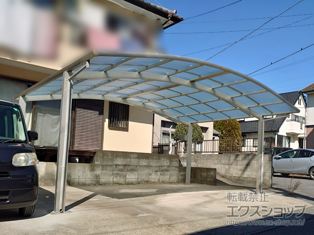 茨城県稲敷郡阿見町ののカーポート レイナツインポートグラン　積雪〜20cm対応 施工例