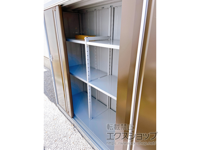 東京都小金井市のの物置・屋外倉庫 シンプリー 一般型 1940×615×1603 MJX-196D-P-TB 施工例