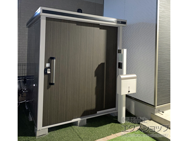 福岡県久留米市のの物置・屋外倉庫 エルモ 一般型 1870×1520×2120 LMD-1815-DW 施工例