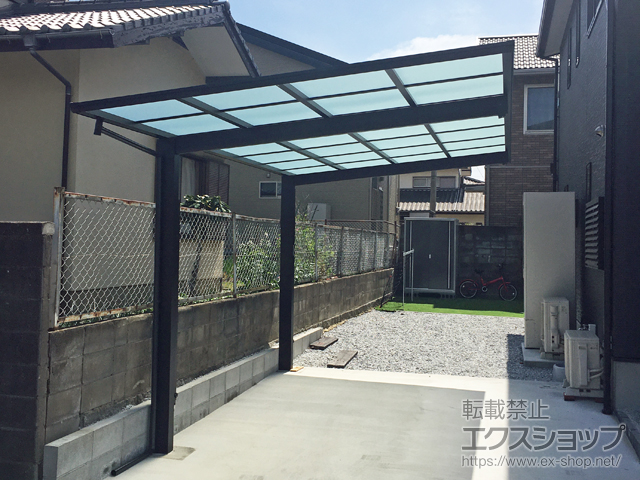 福岡県福津市ののカーポート エフルージュグラン　積雪〜20cm対応 施工例