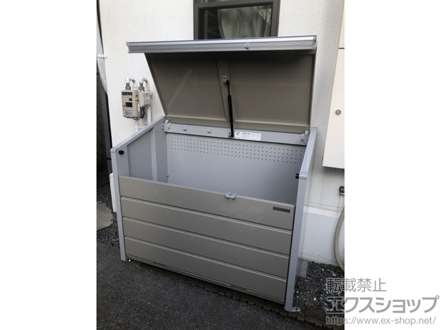 東京都葛飾区ののゴミステーション ダストボックスミニ メッシュ床タイプ DBN-126M 500L 施工例