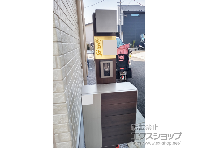 東京都練馬区ののフェンス・柵 ルシアス スクリーンフェンスS04型 自由柱施工 施工例