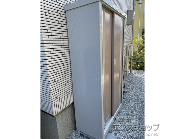 神奈川県藤沢市のの物置・屋外倉庫 シンプリー 一般型 900×415×1603（MJX-094D） MJX-094D-AR 施工例