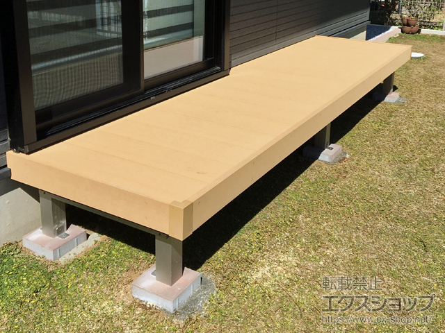 神奈川県伊勢原市ののウッドデッキ リウッドデッキ 200 施工例