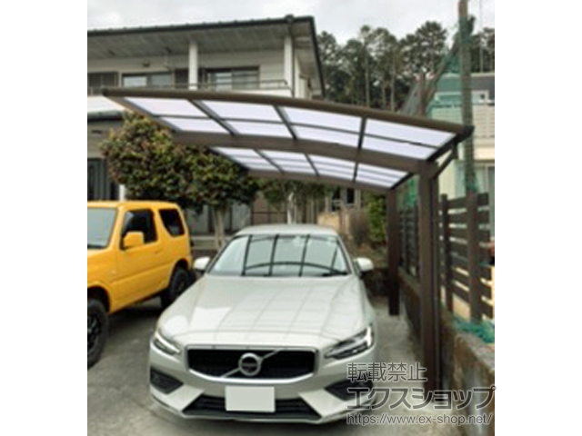 栃木県日光市ののカーポート プレシオスポート 積雪〜20cm対応 施工例