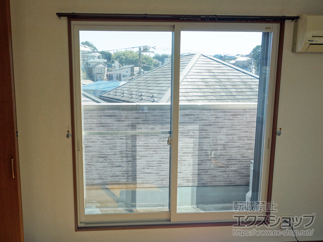 神奈川県横浜市のの二重窓（内窓） インプラス 引違い窓 2枚建 施工例