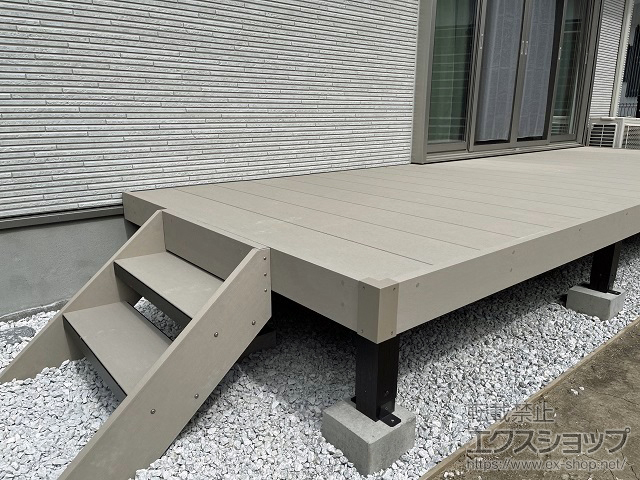 神奈川県横浜市ののウッドデッキ リウッドデッキ 200 施工例