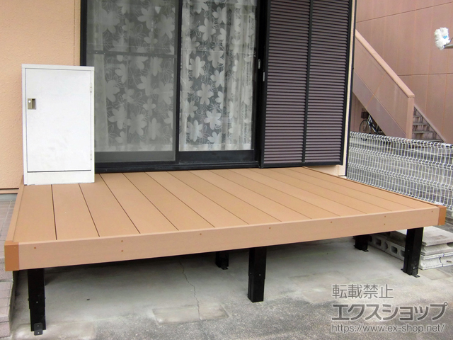 三重県桑名市ののウッドデッキ リウッドデッキ 200 施工例