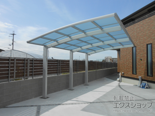 大阪府藤井寺市ののカーポート レイナポートグランZ　幅3000mm　積雪〜20cm対応 施工例
