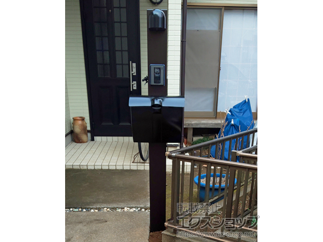 千葉県柏市のの機能門柱・ポスト 機能ポール エスポ2型 組合せ例2 施工例