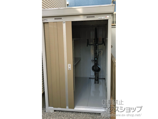 東京都昭島市のの物置・屋外倉庫 ネクスタ 一般型 1370×2210×2075 NXN-30CS-MB 施工例