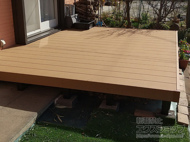 群馬県高崎市ののウッドデッキ リウッドデッキ 200 施工例