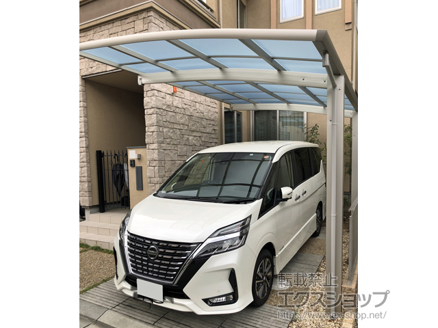 兵庫県西宮市ののカーポート レイナポートグラン　積雪〜20cm対応 施工例
