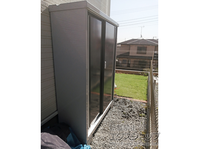 神奈川県藤沢市のの物置・屋外倉庫 シンプリー 一般型 1320×415×1603（MJX-134DP） MJX-134DP-PG 施工例