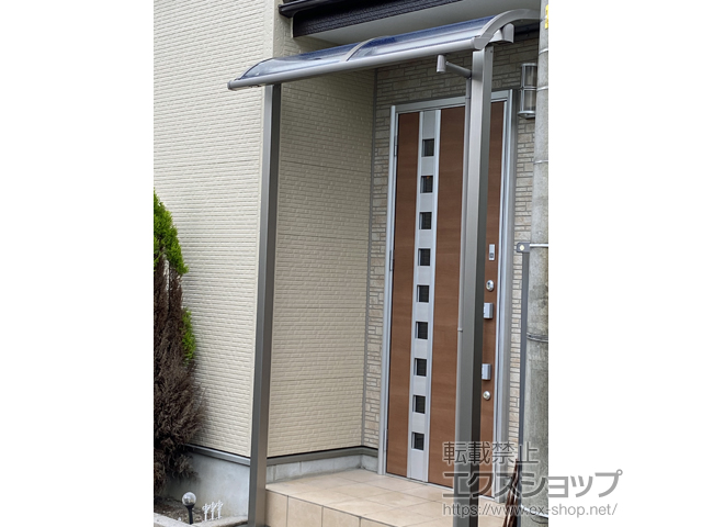 東京都立川市ののテラス屋根 スピーネ R型 テラスタイプ 単体 積雪〜20cm対応 施工例