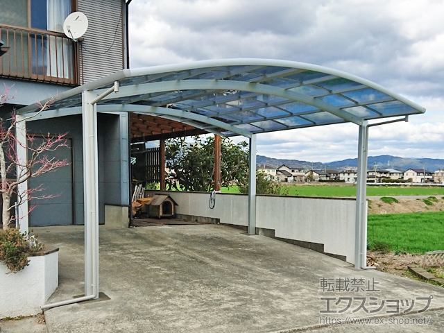 佐賀県小城市ののカーポート レイナツインポートグラン　積雪〜20cm対応 施工例