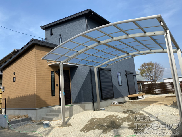 福岡県小郡市ののカーポート レイナツインポートグラン　積雪〜20cm対応 施工例